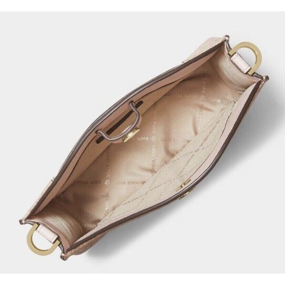 New Michael Kors Briley Small Logo Messenger Bag Ballet - Picture 4 of 4